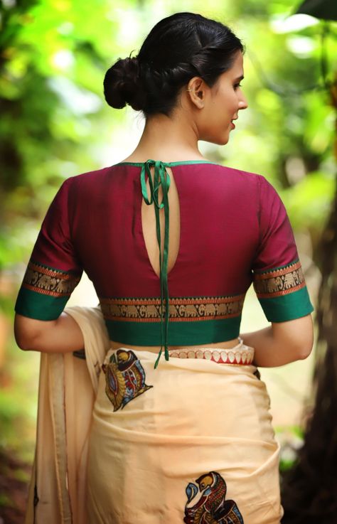 different indian blouse neck designs